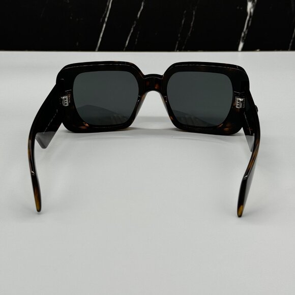 NEW VE4473U 108/87 SQUARE WOMEN SUNGLASSES VERSACE MOD 4473-U HAVANA GREY EYWEAR main image 11